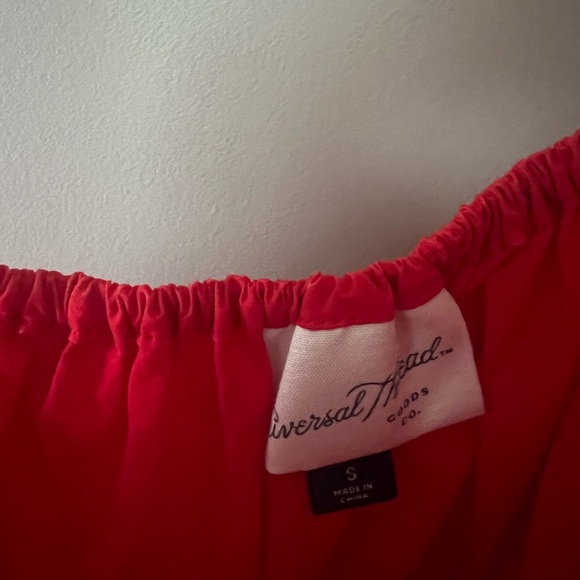 Universal Thread Red Ruffle Strap Dress - Picture 3 of 3
